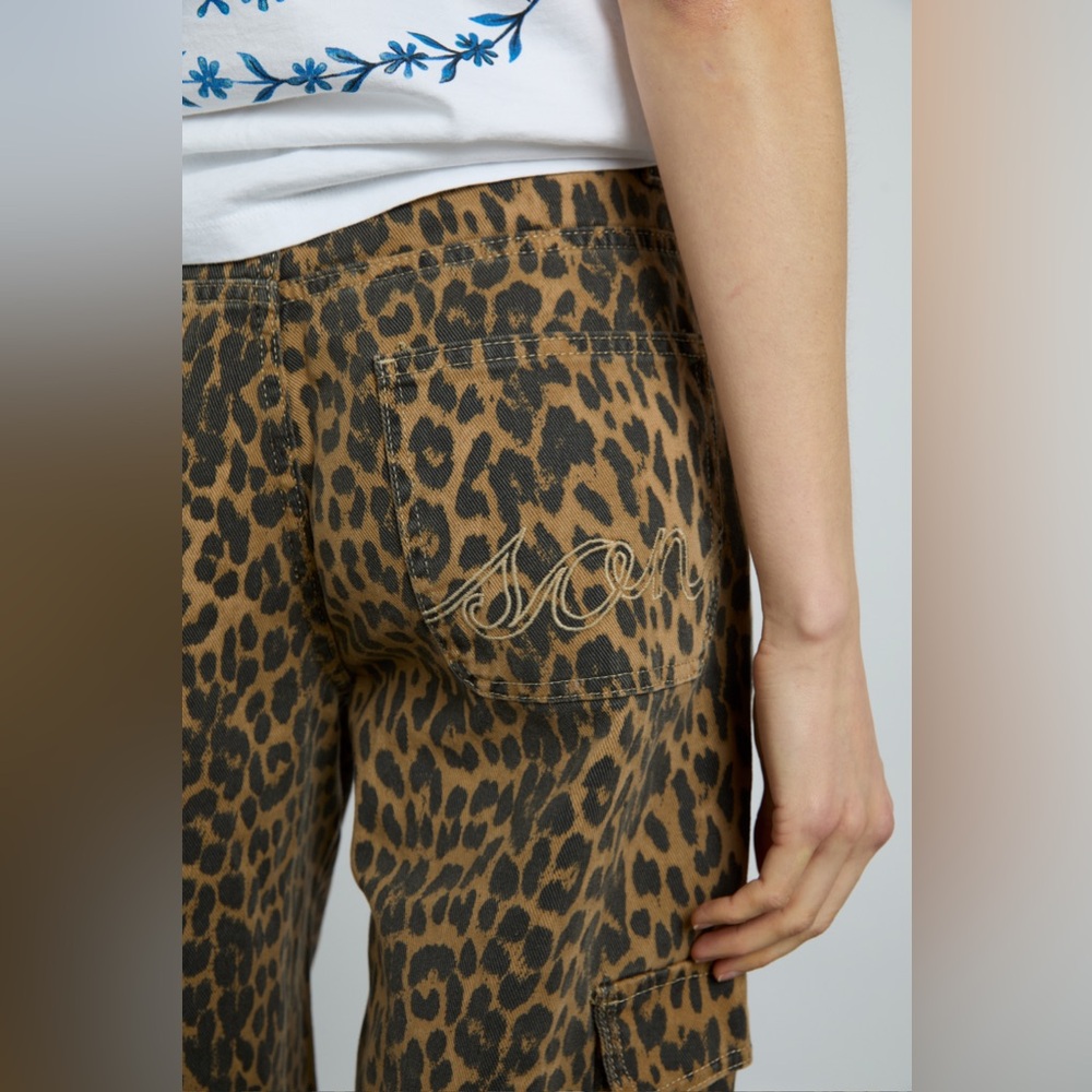 Damson Madder Cargo Jeans Leopard UK 8 / US 4 - Picture 6 of 16